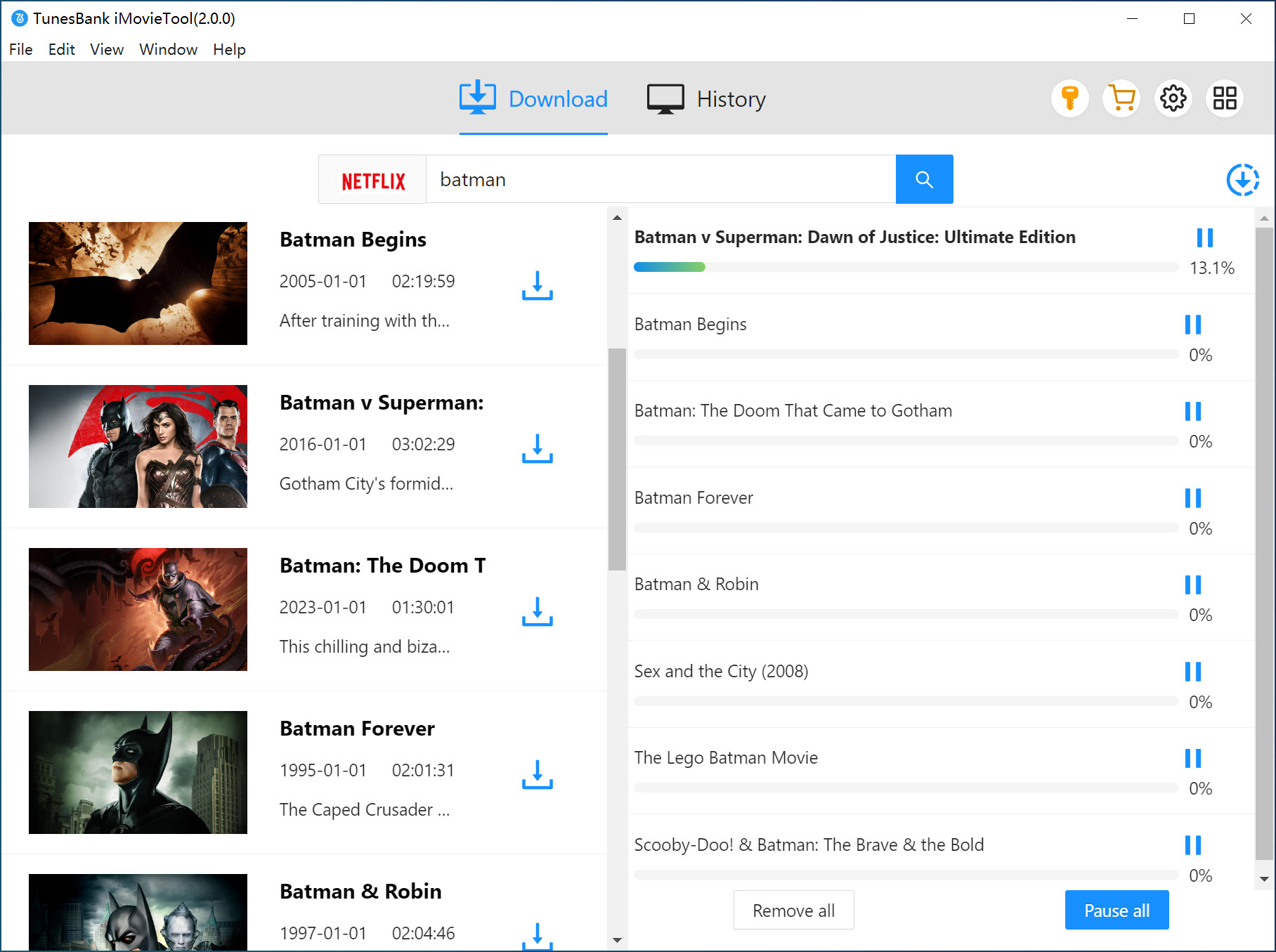 download netflix hd movie